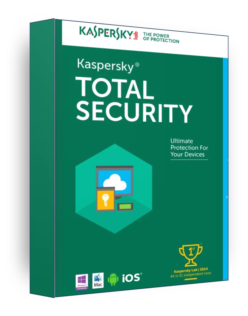 Kaspersky Total Security  Antivirus - Product key - Activation - 1year/1pc